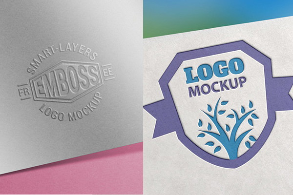 Paper logo mockups