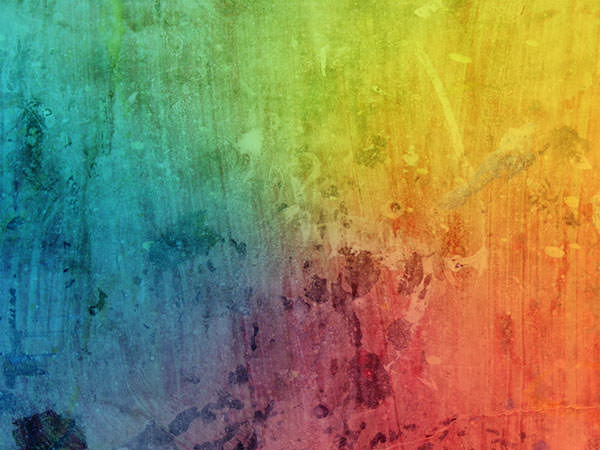 Rainbow Colored Paint Texture