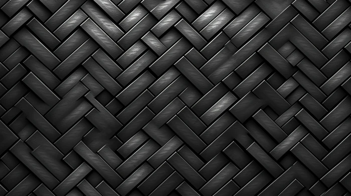 Sleek And Modern Dark Grey Geometric Pattern