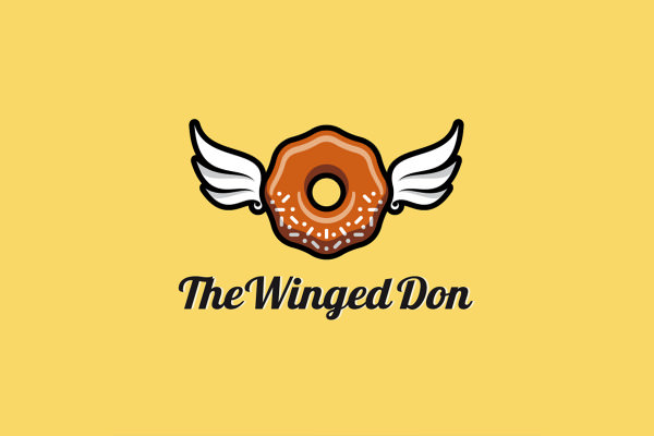 The Winged Donut Logo