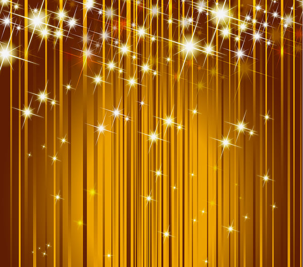 Vector Sparkling Golden Background