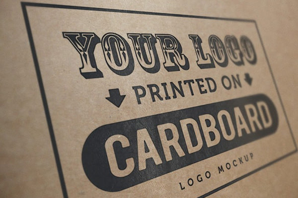 Download FREE 5+ Best Cardboard Logo Mockups in PSD | InDesign | AI