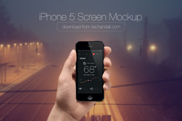 iphone 5 Screen Mockup