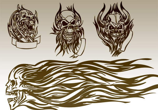 Tattoo style art brushes  Free download