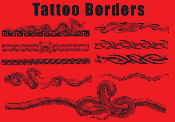 tattoo border brushes