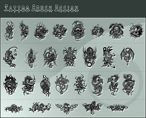 tattoo photoshop brushes free download