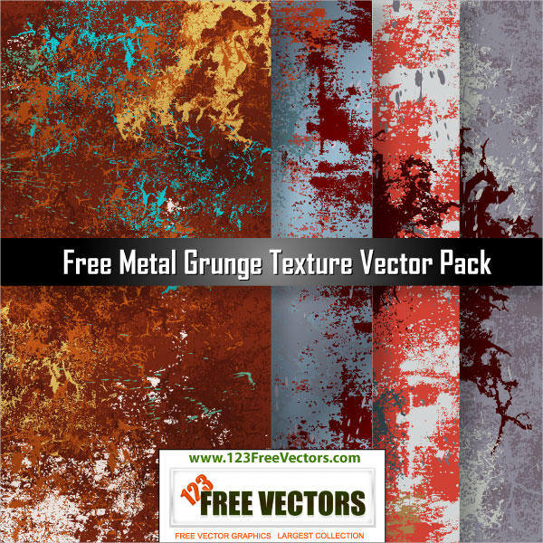 4 Free Metal Grunge Textures