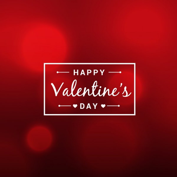 Abstract Beautiful Valentines Day Background