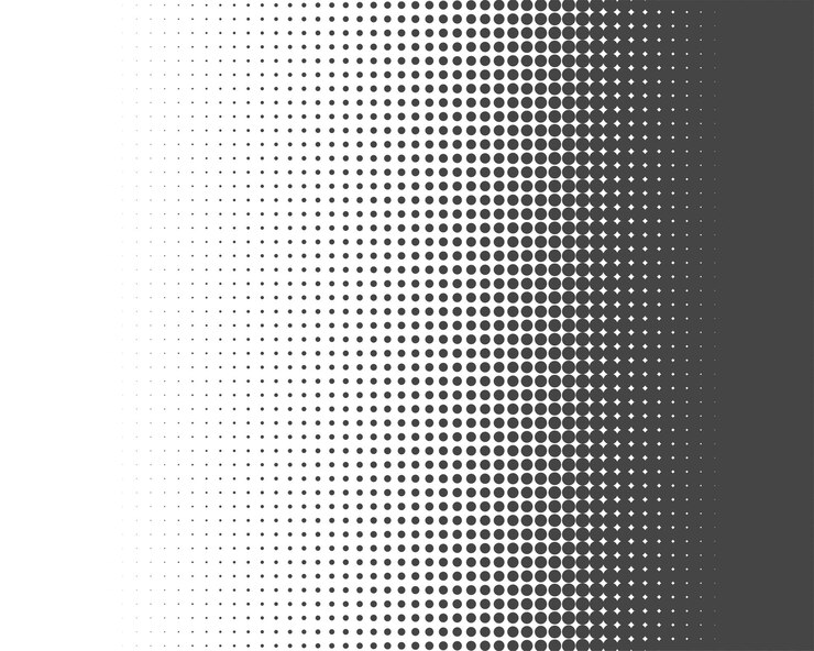 Abstract Black and white Halftone Texture Background Design