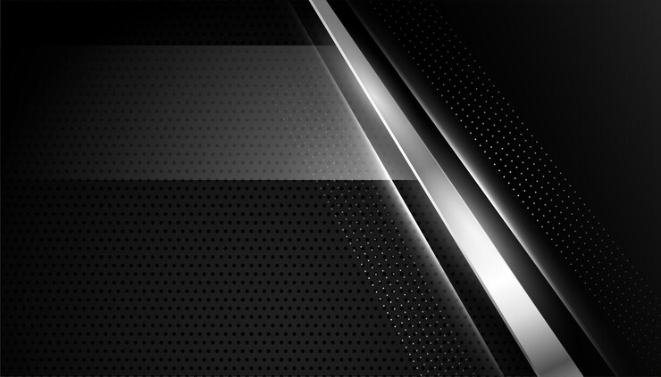 Black and Grey Background With Silver Lines