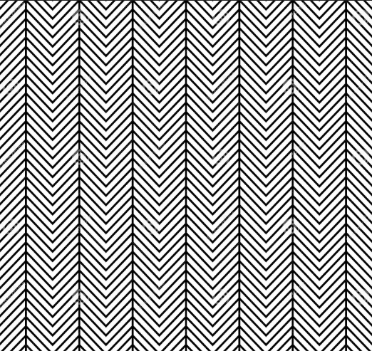 Black and white fine zigzag background lines seamless vector pattern