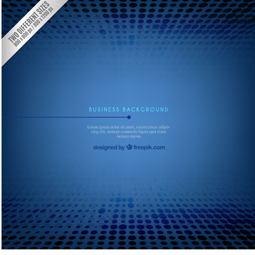 Blue Business Background Design