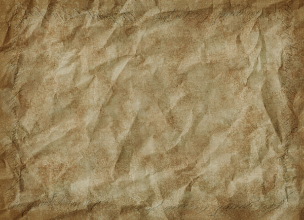 Brown Crumpled Paper Texture