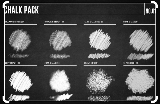 Chalk Brush Pack for Free Download