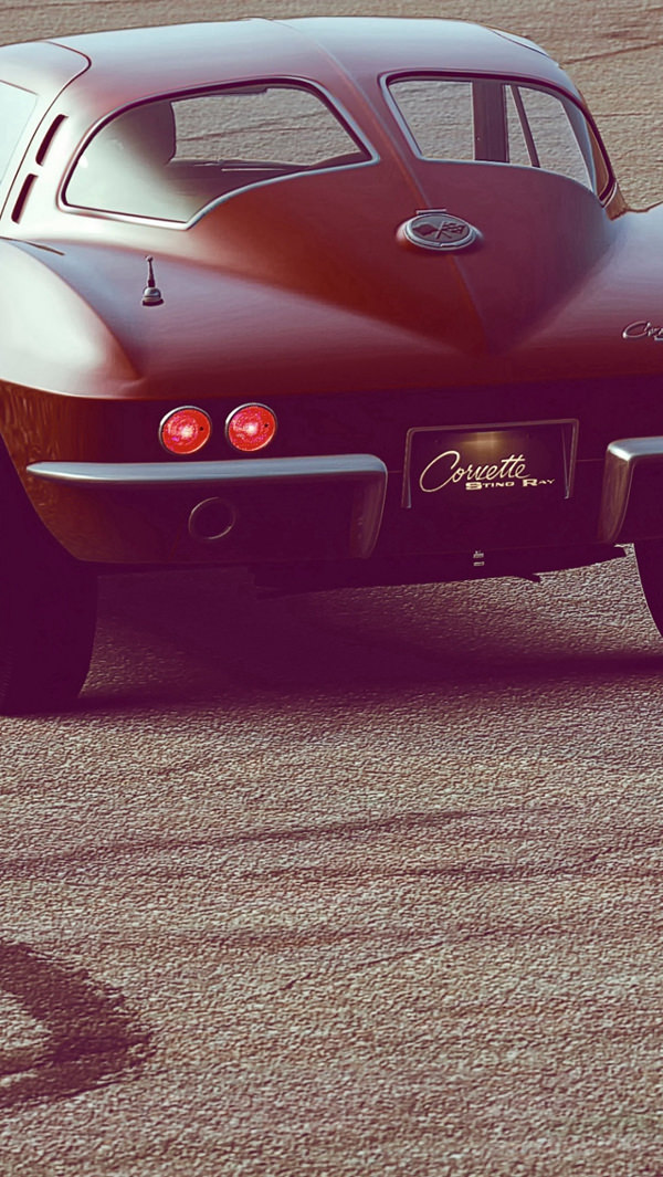 Chevrolet Corvette iPhone 5s Background