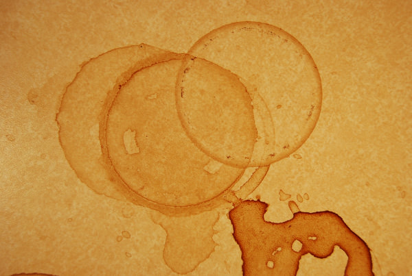 Coffee Rings Stain Texture