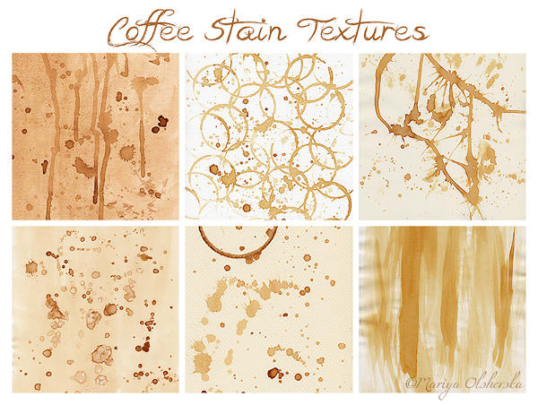 Coffee Stain Textures Pack