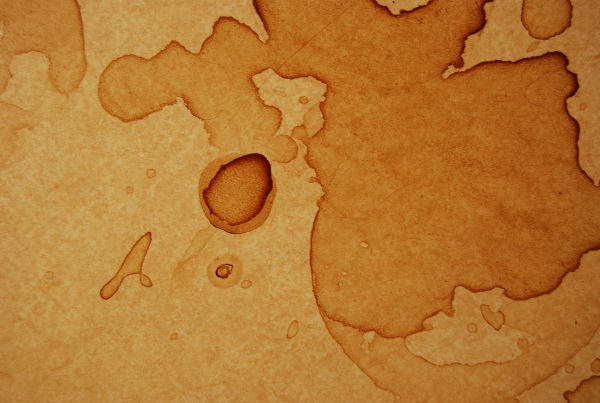 Coffee Stains Texture on Paper