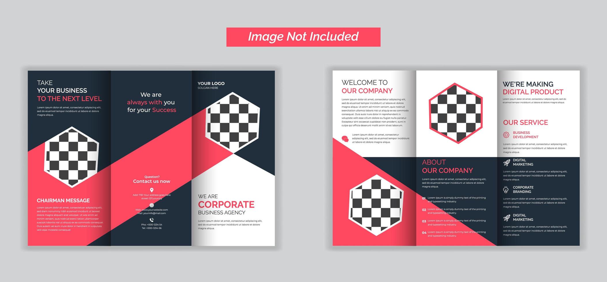 Corporate Business Agency Tri-fold Brochure