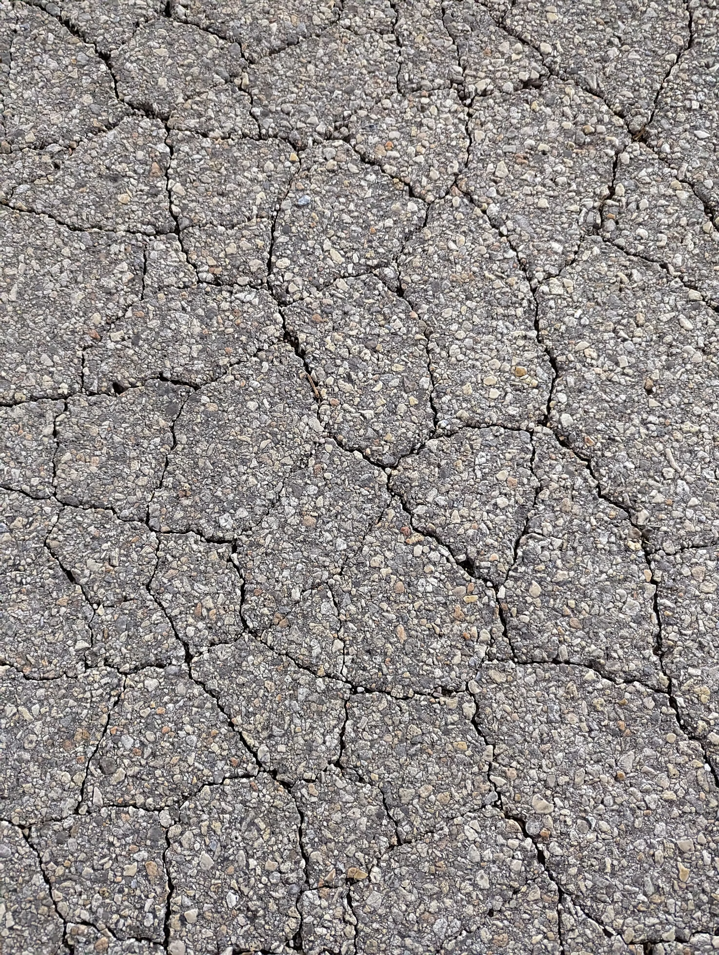 Cracked Asphalt Texture