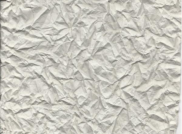 Crumpled Blank Paper Texture