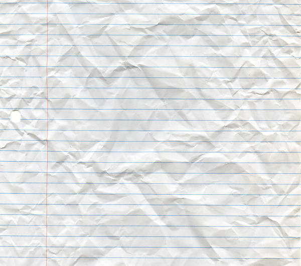 Crumpled Looseleaf Paper Texture