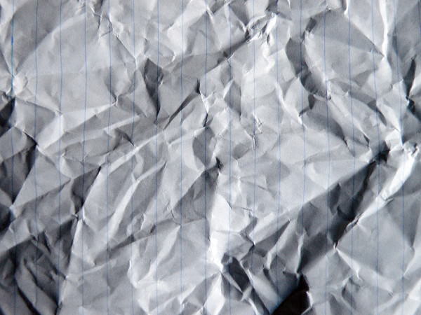 Crumpled Paper Lines Texture