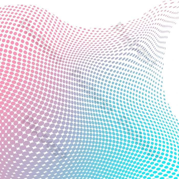 Dot Wave Color Halftone Texture Background 