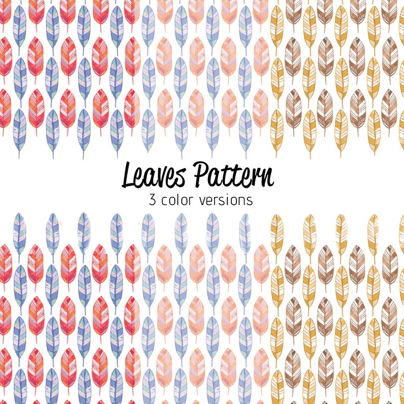 Download Free Leaves Pattern