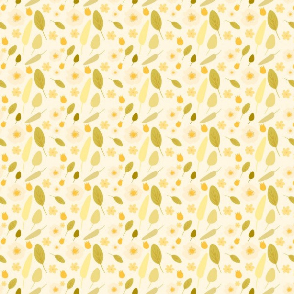 Fall Leaves Pattern Free Vector