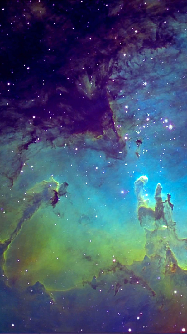 Fantasy Nebula Space iPhone 6 Background