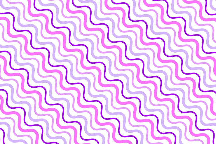 Flat design purple Wave striped background