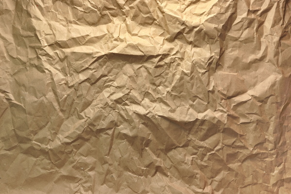 Folded Kraft Paper Texture Background