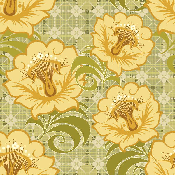 Free Floral Seamless Background