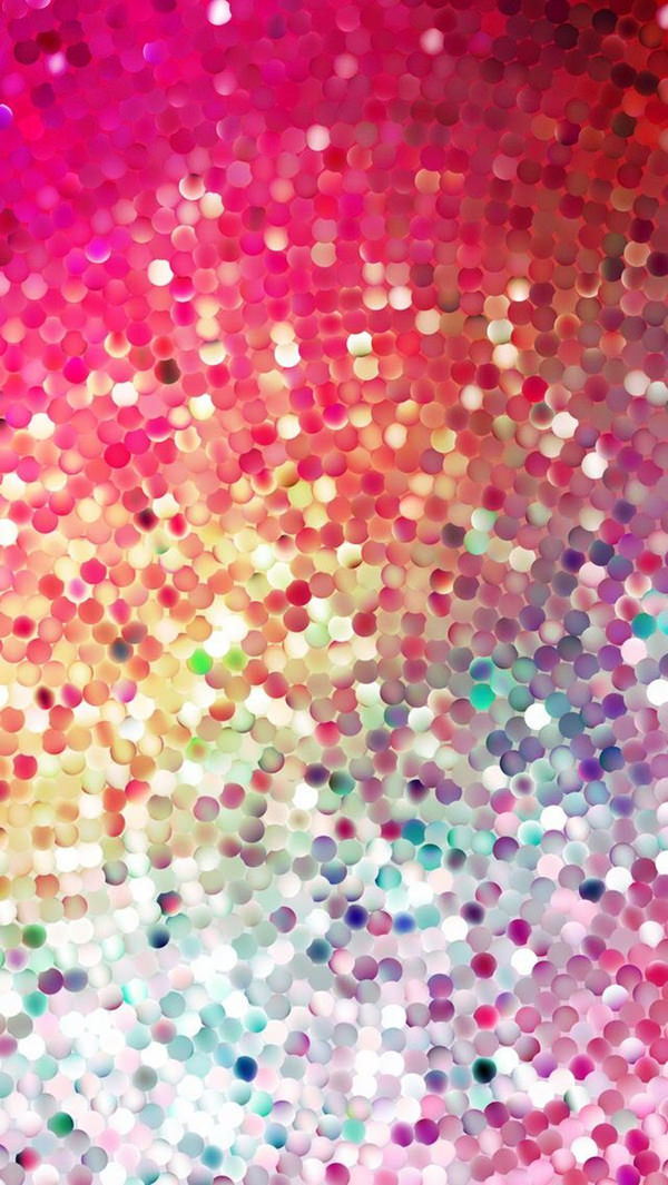 Free Multi Color Glitter Background For iPhone