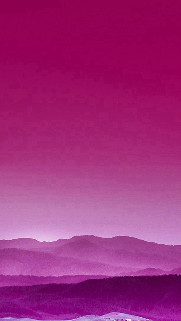 Free Pink Mountain Background For iPhone