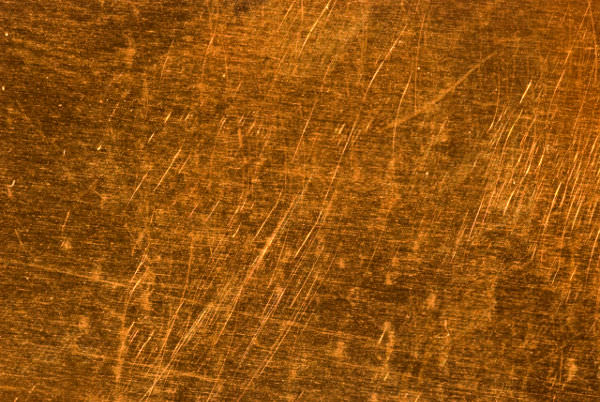 Free Scratched Copper Metal Texture