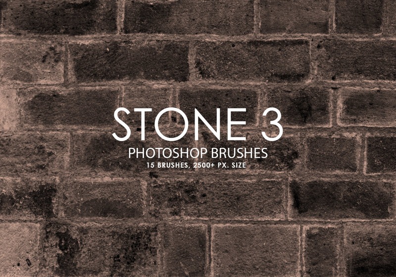 Free Stone Photoshop Brushes