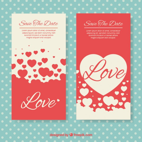 Free Valentine’s Day Vertical Banner Download