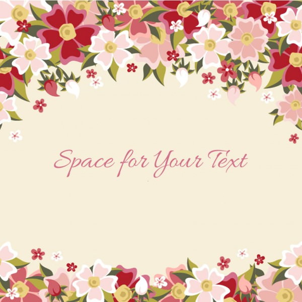 Free Vector Hand Drawn Floral Background