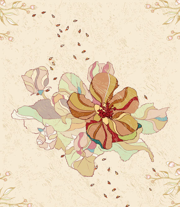 Free Vintage Floral Background