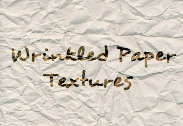 Free Wrinkled Paper Textures