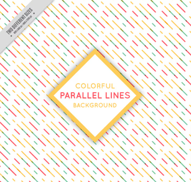 Free vector great background with parallel lines in different colors