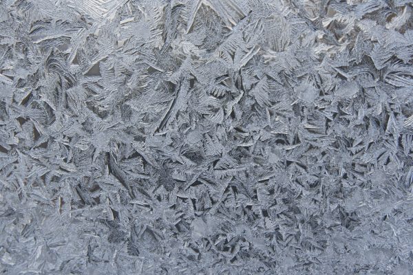 Frost Crystals on Glass Texture