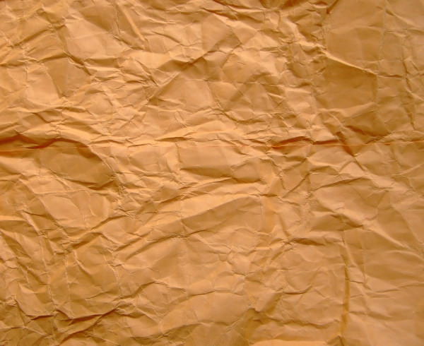 High Res Crumpled Brown Paper Texture