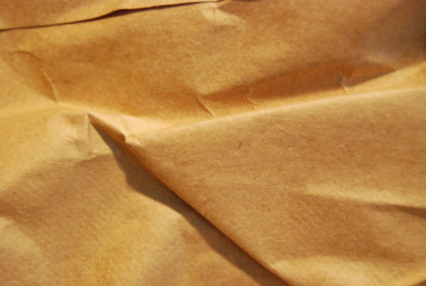 High Res Wrinkled Brown Paper Texture