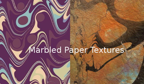 Marbled paper Textures