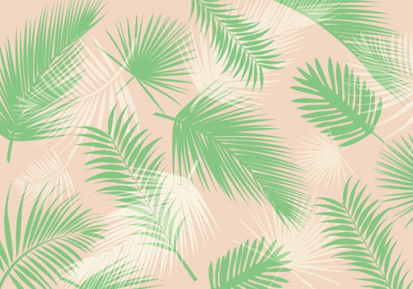 Palm Leaf pattern Vector Download