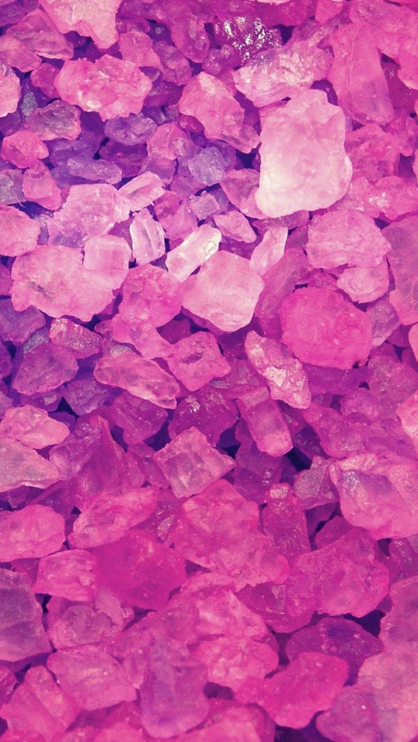 Pink Crystals iPhone 5s Background