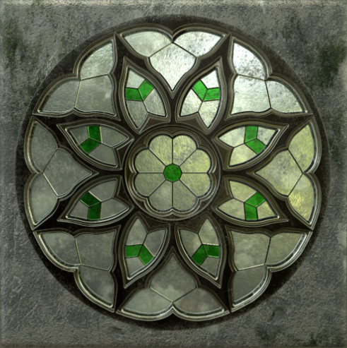 Procedurally generated Stained Glass